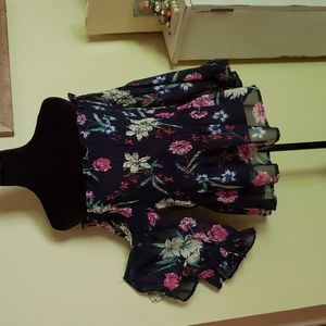 Moon Orchid off the shoulder top.  Very versatile for jeans or dressy.